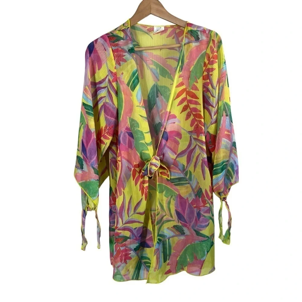 BECCA Costa Bella Chiffon‎ Coverup Tunic Dress